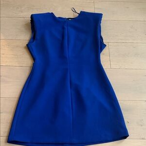 Zara Royal Blue Sleeveless Mini Shift Dress